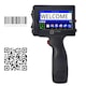 Imprimanta portabila C Tech® Inkjet, tip pistol, Dimensiune imprimare 2-25.4mm, Touchscreen, Imprimare Logo, Cod de Bare, Date expirare, Coduri QR, pentru suprafete multiple, cerneala uscare rapida, cartus negru integrat, rezistenta la transfer, Negru mat