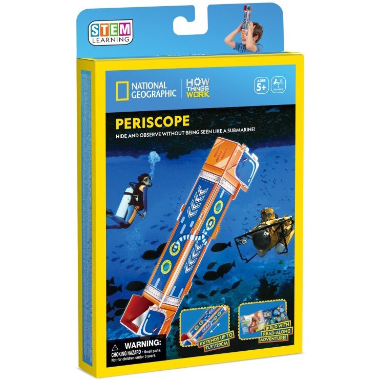 Puzzle 3D Cubic Fun - National Geographic, Periscop, 10 piese