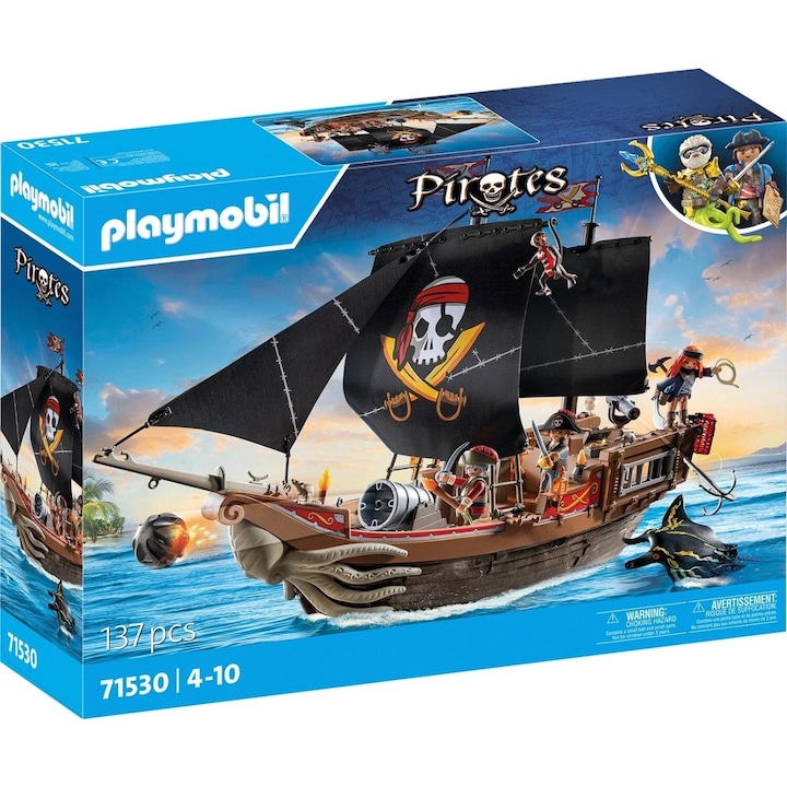 Playmobil Pirates - Големият пиратски кораб