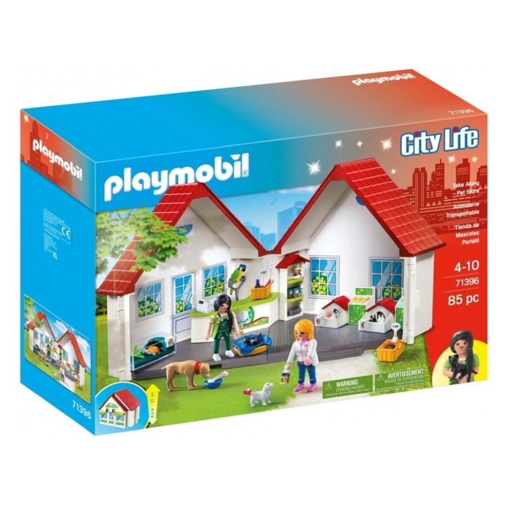 Комплект Playmobil City Life - Преносим, Ветеринарна клиника