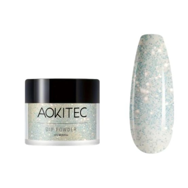 Pudra de unghii Aokitec, set, capacitate 0.33 oz, rezistenta la ciobire