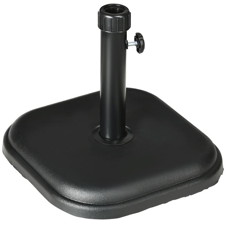 Suport umbrele Outsunny, 11kg, 36x36x31cm, 32-38mm, negru