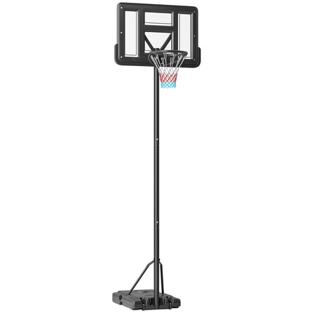 Cos basket portabil SPORTNOW, inaltime reglabila 195-370 cm