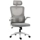 Scaun de birou ergonomic, Vinsetto, reglabil pe inaltime, tetiera detasabila, 60x59x114-122 cm, gri