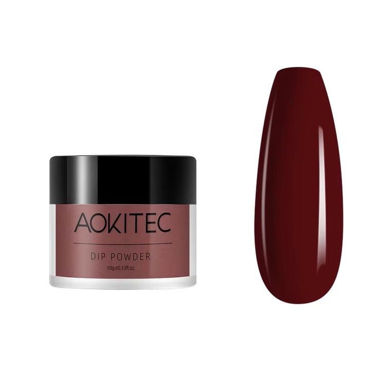 Pudra de unghii AOKITEC, rezistenta, fara miros, 10g