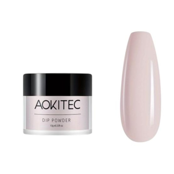Pudra de unghii Aokitec, capacitate 0.33 oz, rezistenta la ciobire