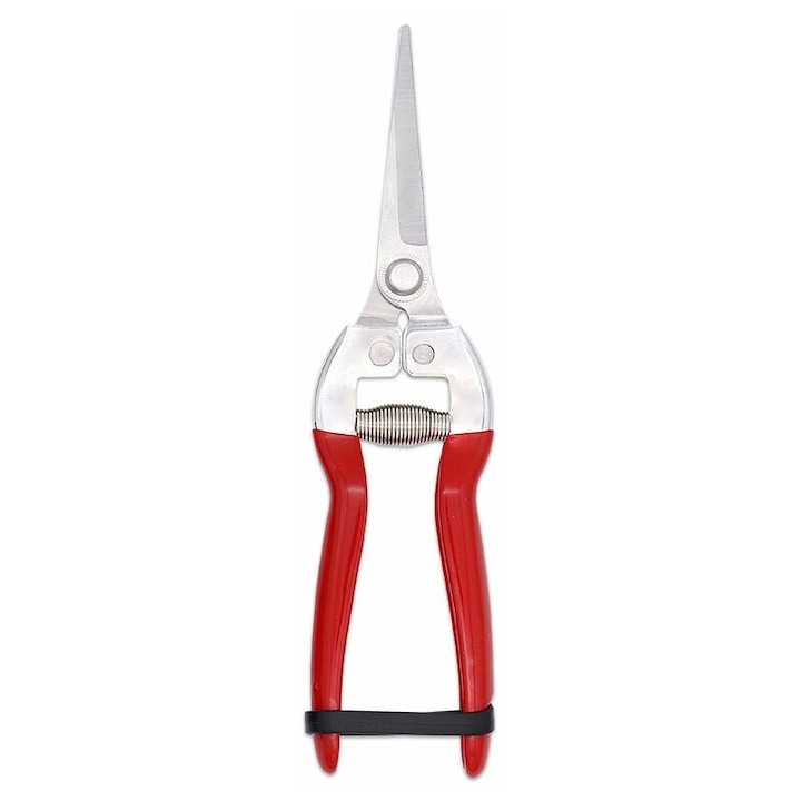 Foarfece de tundere pentru gradinarit, gama larga de utilizari si raza lunga de actiune, lame din otel inoxidabil cu maner anti-alunecare pentru o prindere confortabila (2 buc.)