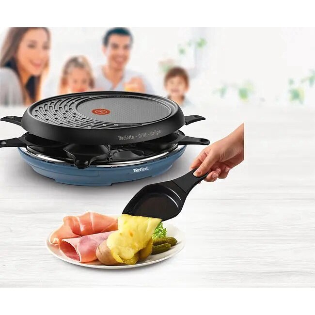 T−FAL KO340176 Aparat de raclette 3 in 1 Tefal Colormania Raclette pentru gratar