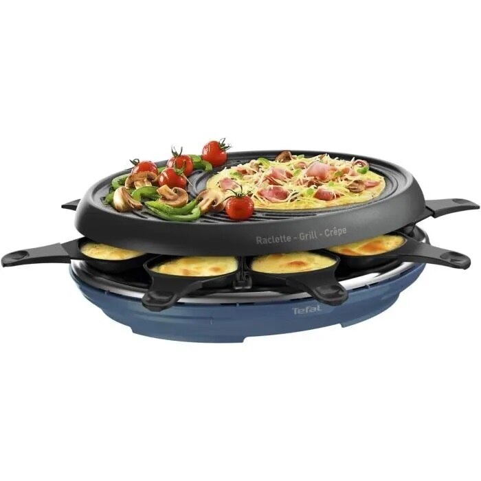 Aparat de raclette 3 in 1 Tefal Colormania Raclette pentru gratar