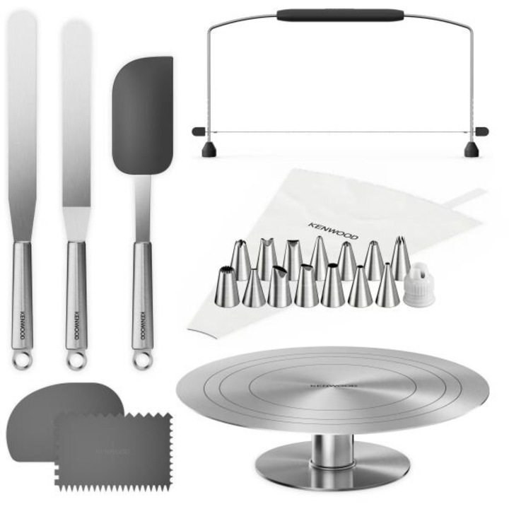 Set pentru decorarea torturilor Kenwood KWSD100 - AS00002755, Inox