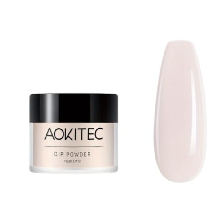 Pudra de unghii Aokitec, capacitate 0.33 oz, rezistenta la ciobire