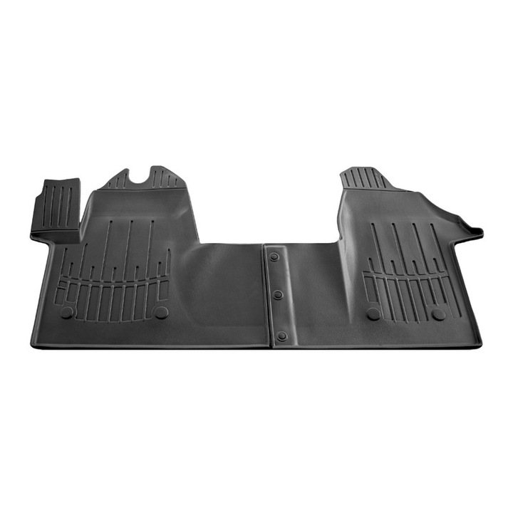 Set 2 covorase auto cauciuc Modern Line pentru Renault Master III (2010-) si breloc Umbrella