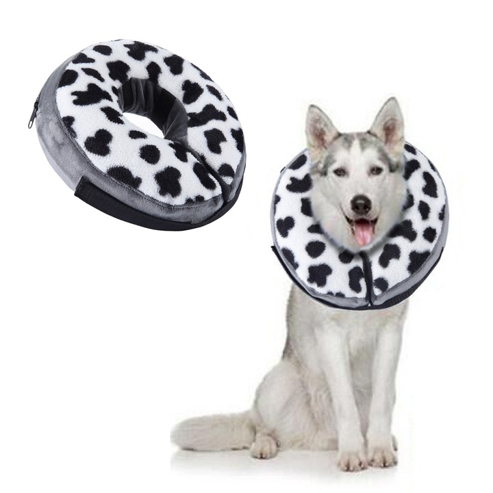 Guler protector pentru caini si pisici, AMRINUGL, dimensiune L