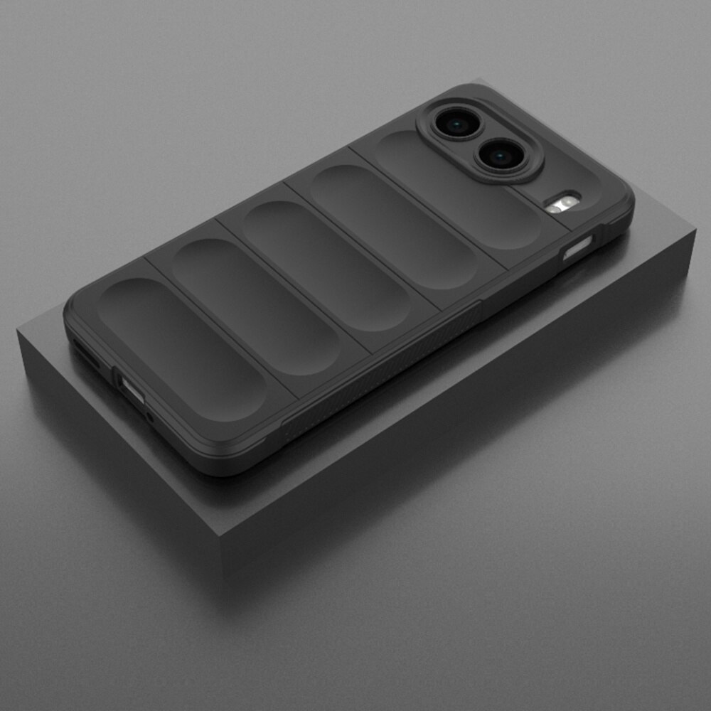 Husa pentru OnePlus Nord 4 Liquid Silicone Microfibre Lining Non-Slip Airbag Design negru