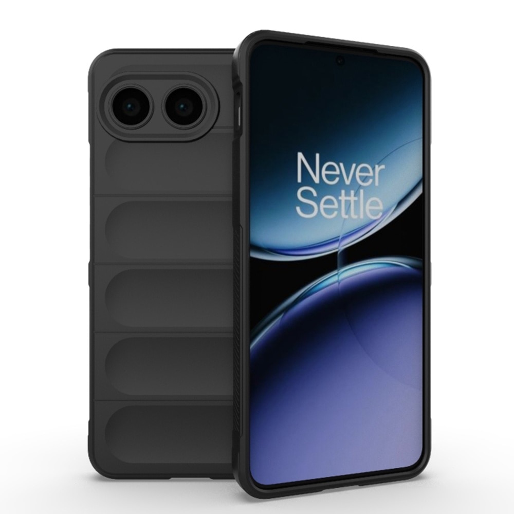 Husa pentru OnePlus Nord 4 Liquid Silicone Microfibre Lining Non-Slip Airbag Design negru