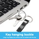 USB memória AMRINUGL 128GB, cink, fekete színű, méretei 48x12.3x4.6mm
