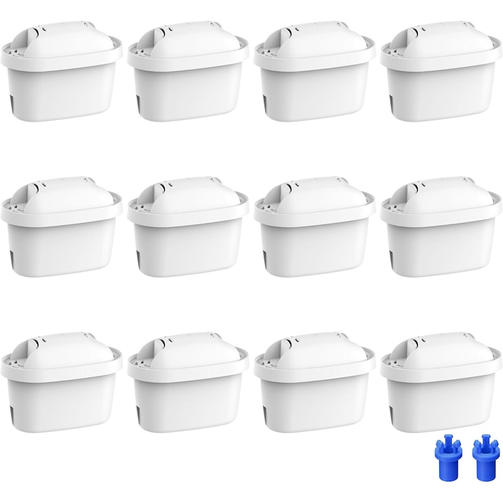 Воден филтър Sst 12 Waterdrop, заместител за Brita® Maxtra+® Plus, Maxtra Pro® All-in-1, съвместим с кана и чайник Brita® Marella®