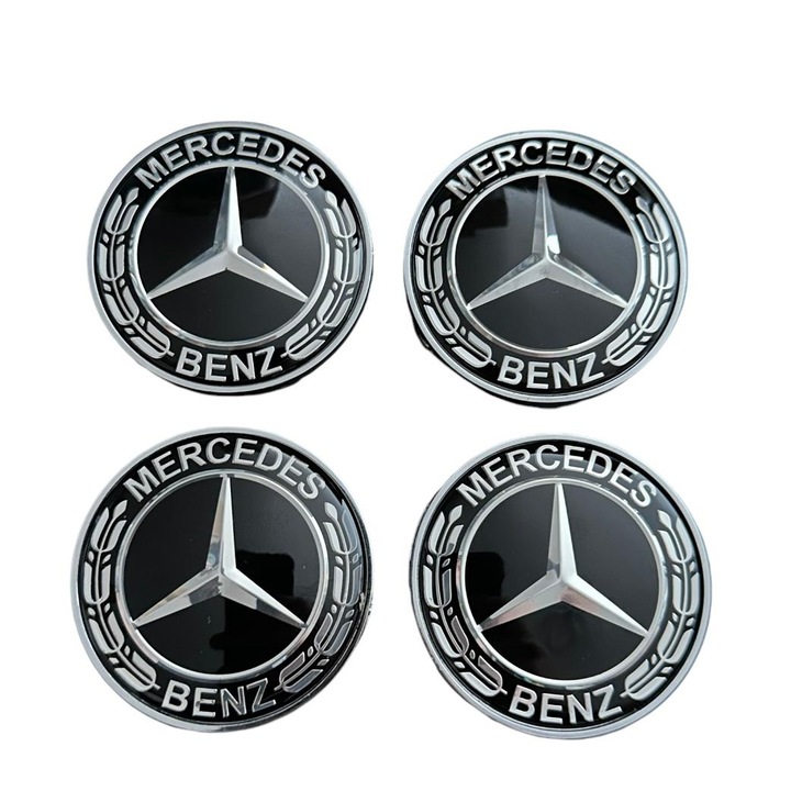 Set 4 capace roti 68mm Mercedes compatibil/inlocuitor janta aliaj