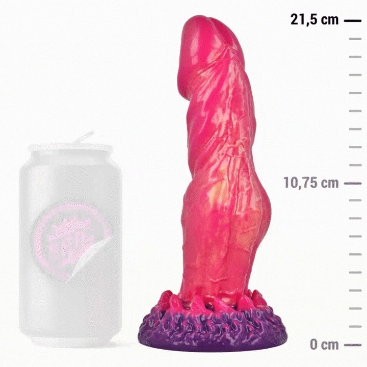 Dildo Cerberus, Epic, silicon, 185mm lungime introducabila, 462g greutate