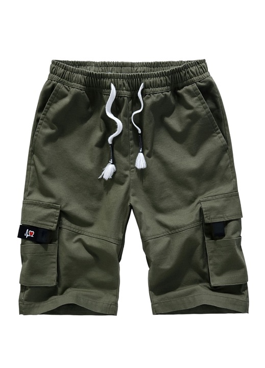 Pantaloni cargo barbati, Amrinugl, Bumbac, Verde, XL INTL