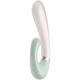 Vibrator Satisfyer Heat Wave, 2 motoare, stimulare clitoridiana si G-spot, alb