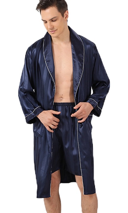 Мъжка роба, Amrinugl, Textile, Blue, L INTL