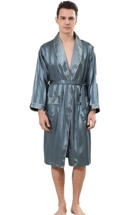 Мъжки халат, Amrinugl, Textile, Green, L INTL