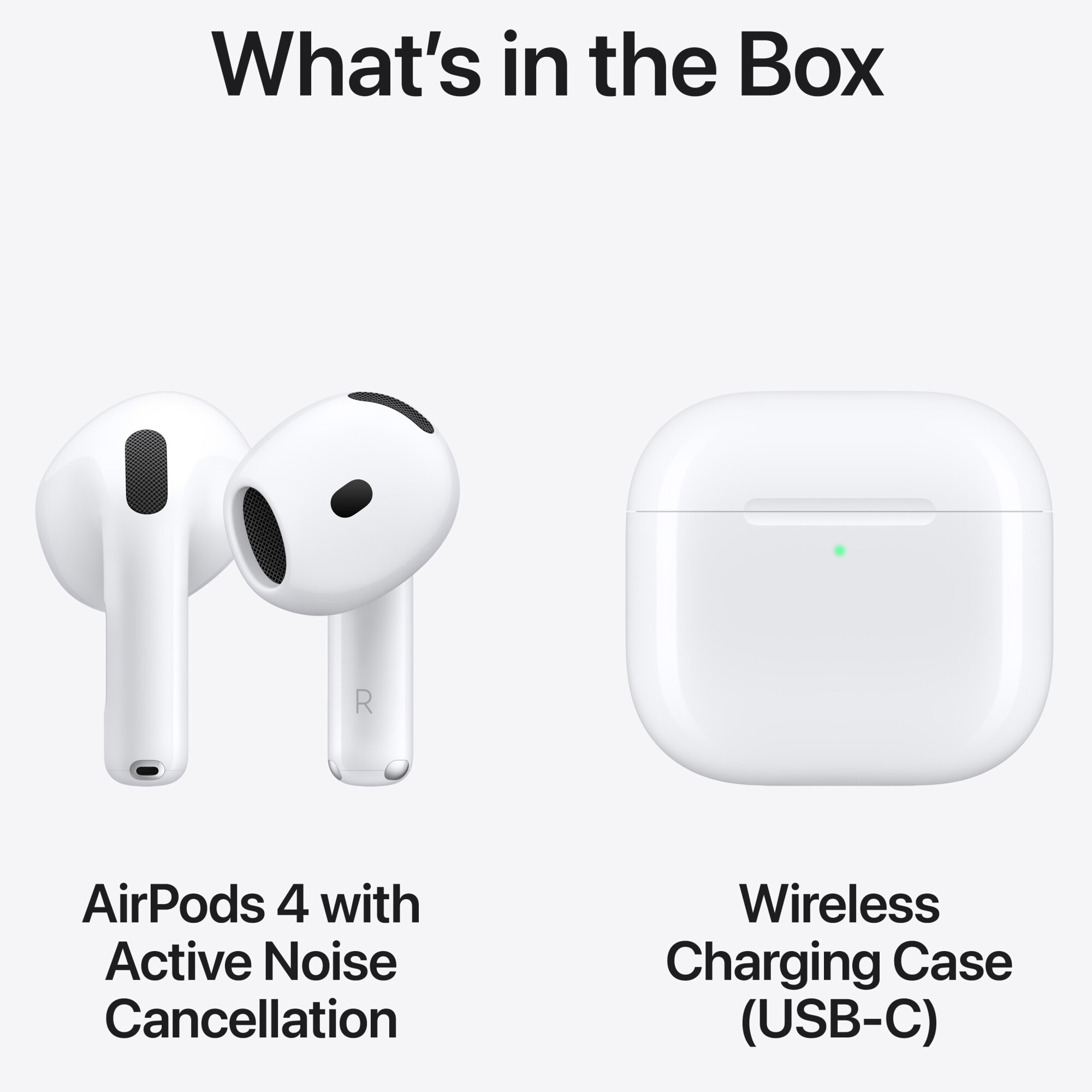 Casti Apple AirPods 4, Active Noise Cancellation - eMAG.ro