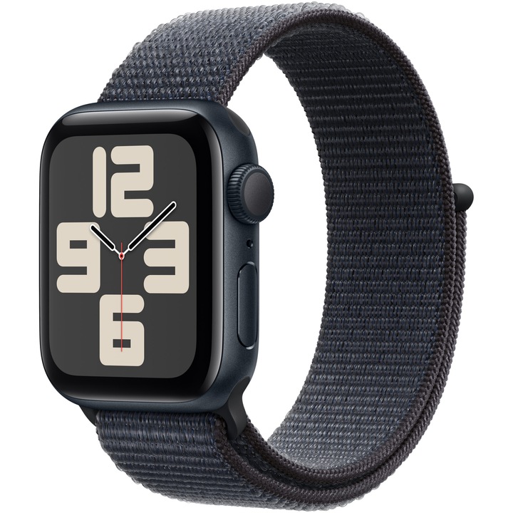 Apple Watch SE (2024), GPS, Midnight Aluminium Case 40 мм, Ink Sport Loop