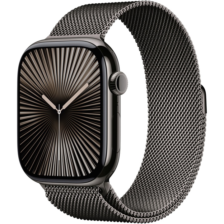 Apple Watch 10, GPS, Cellular, Slate Titanium Case 46 мм, Slate Milanese Loop - M/L
