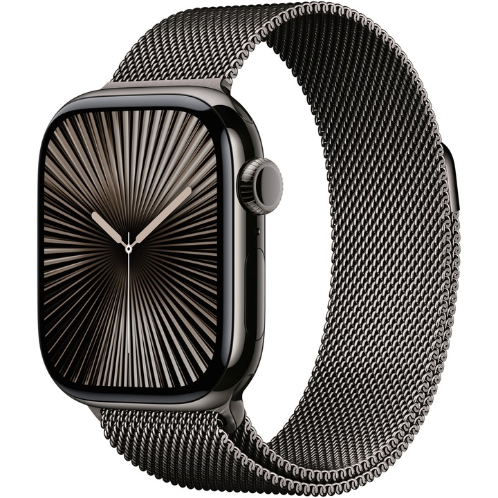 Apple Watch 10, GPS, Cellular, Slate Titanium Case 42 мм, Slate Milanese Loop
