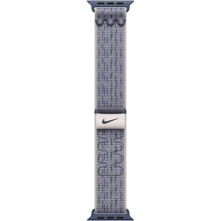 ΠΠ°ΠΈΡΠΊΠ° Π·Π° Apple Watch 46 ΠΌΠΌ, Nike Sport Loop, Grey/Blue