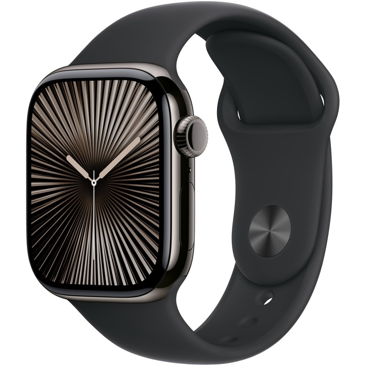 Curea pentru Apple Watch 42mm, Sport Band, Black - S/M