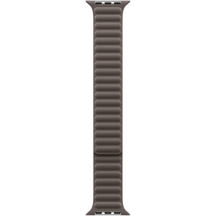 Curea pentru Apple Watch 46mm, Magnetic Link, Dark Taupe - S/M