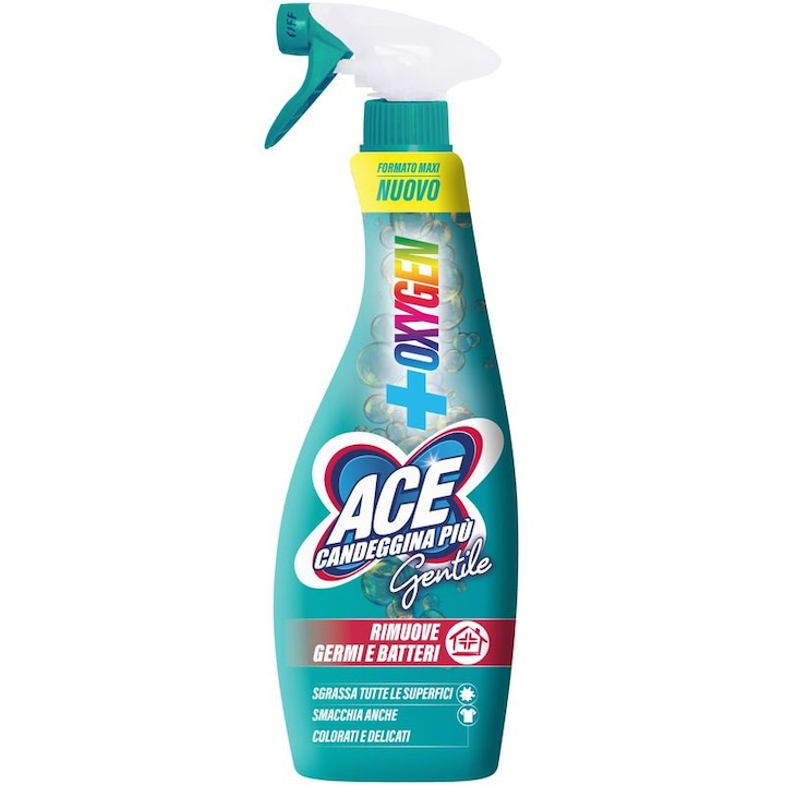 ACE Candeggina Più Gentile + OXYGEN univerzális fehérítő 650 ml