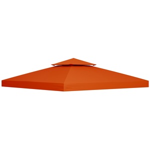 Copertina pentru foisor Outsunny, poliester, rosu, 3x3m
