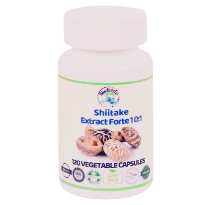 Supliment alimentar, Extract Forte 10:1, Ciuperca terapeutica Shiitake 120 capsule, 90g