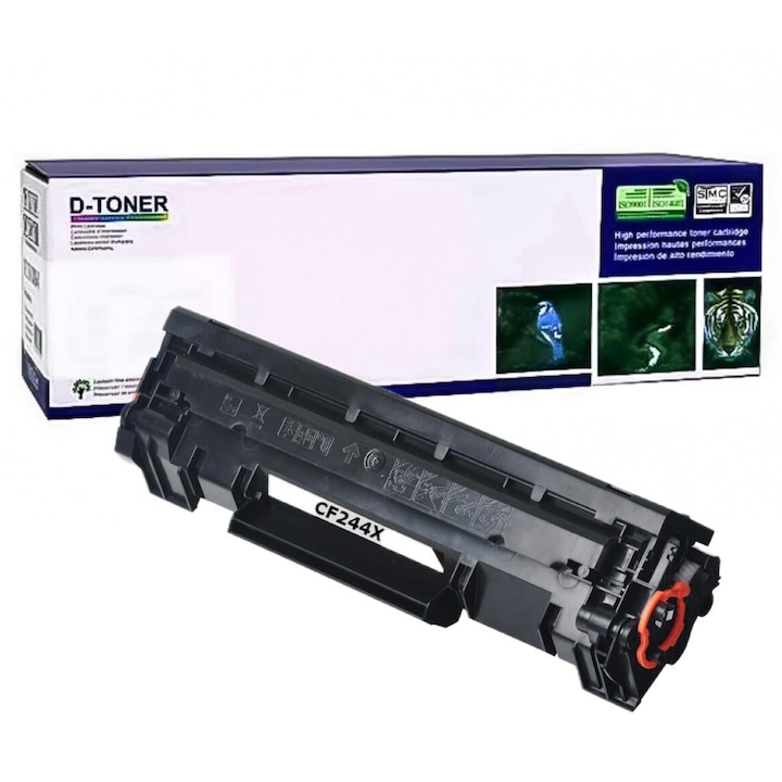 Тонер касета CF244X, черна, 2000 страници, съвместима с HP LASERJET PRO M14, LASERJET PRO M15A, LASERJET PRO M15W, LASERJET PRO M17, LASERJET PRO MFP M28A, LASERJET PRO MFP M28W