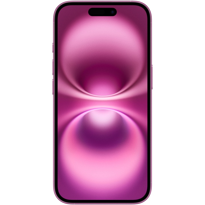 Telefon mobil Apple iPhone 16, 128GB, 5G, Pink