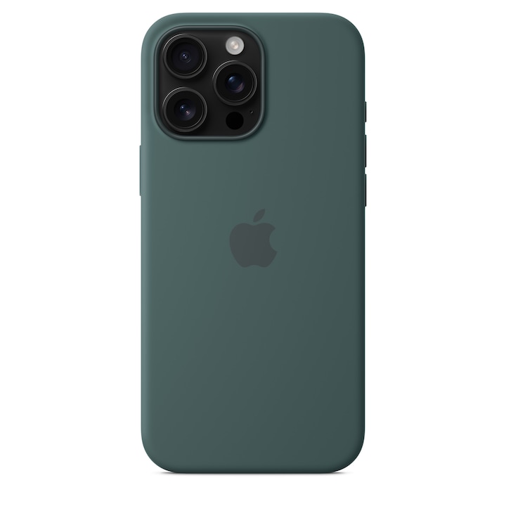 Husa de protectie Apple Silicone Case with MagSafe pentru iPhone 16 Pro Max - Lake Green