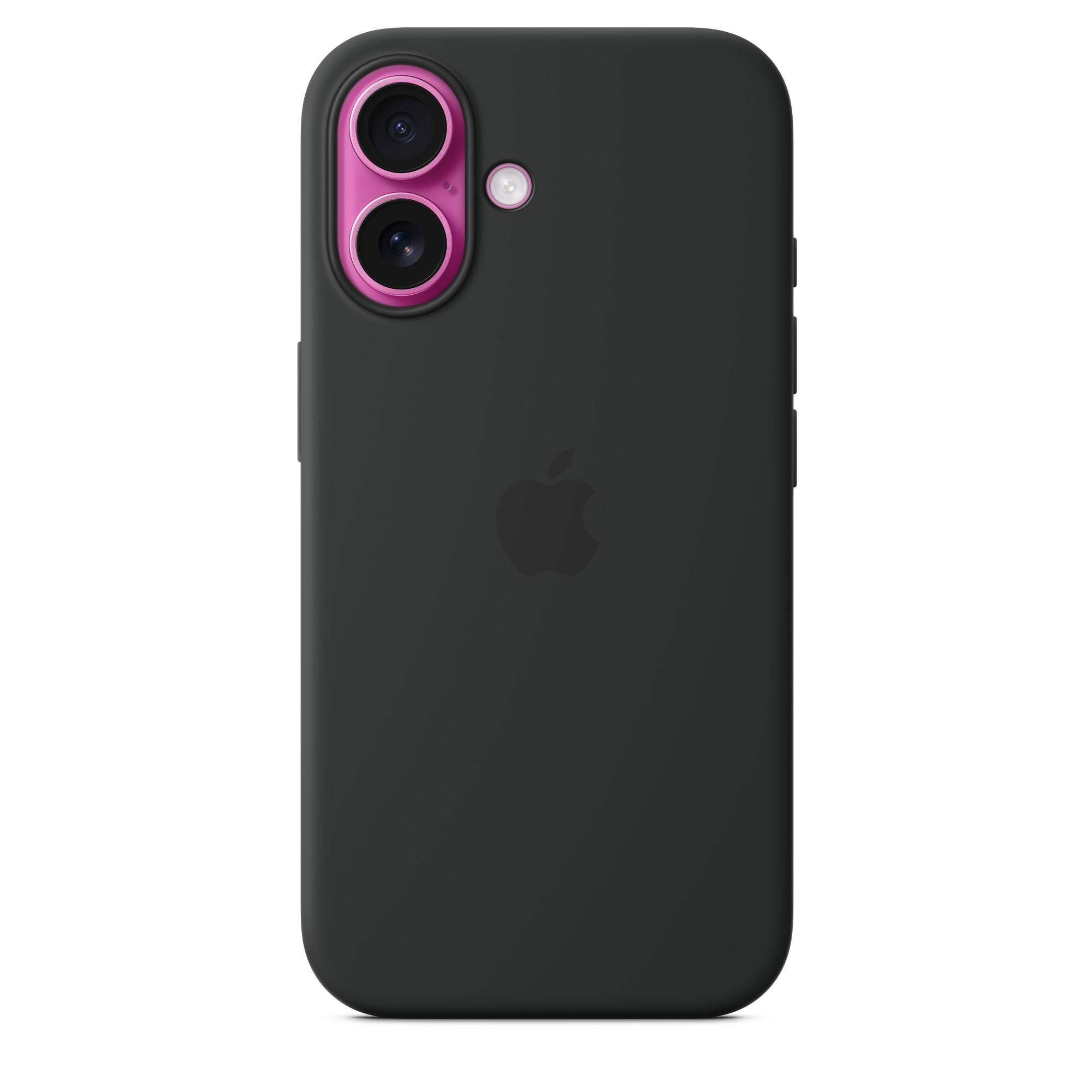 Husa de protectie Apple Silicone Case with MagSafe pentru iPhone 16- Black