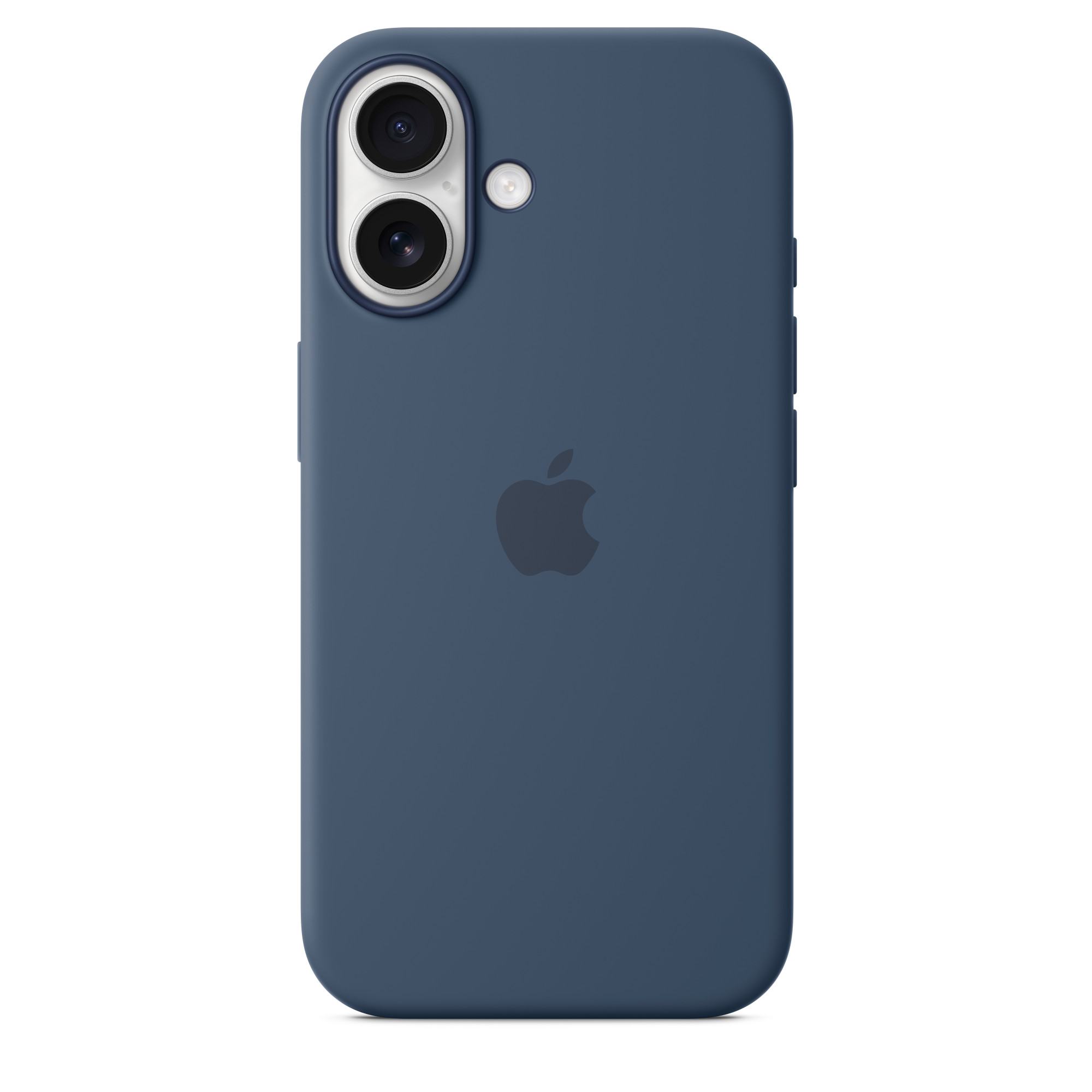 Husa de protectie Apple Silicone Case with MagSafe pentru iPhone 16- Denim