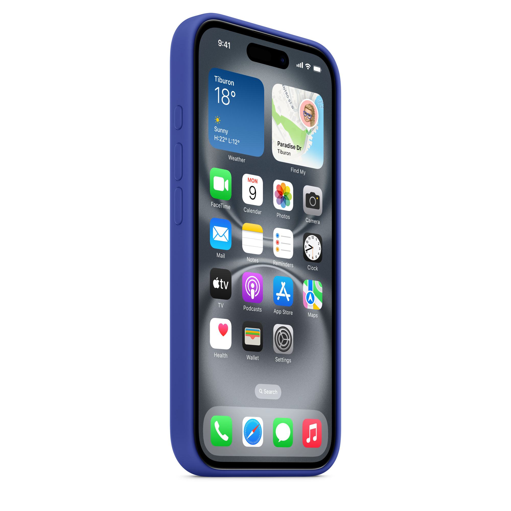 Husa de protectie Apple Silicone Case with MagSafe pentru iPhone 16- Ultramarine