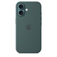 Предпазен калъф Apple Silicone Case with MagSafe за iPhone 16, Lake Green