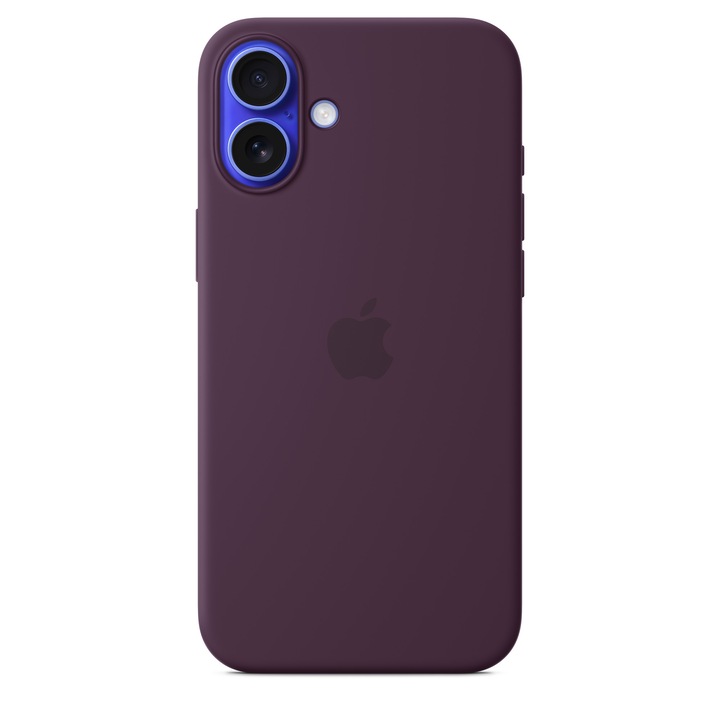 Предпазен калъф Apple Silicone Case with MagSafe за iPhone 16 Plus, Plum