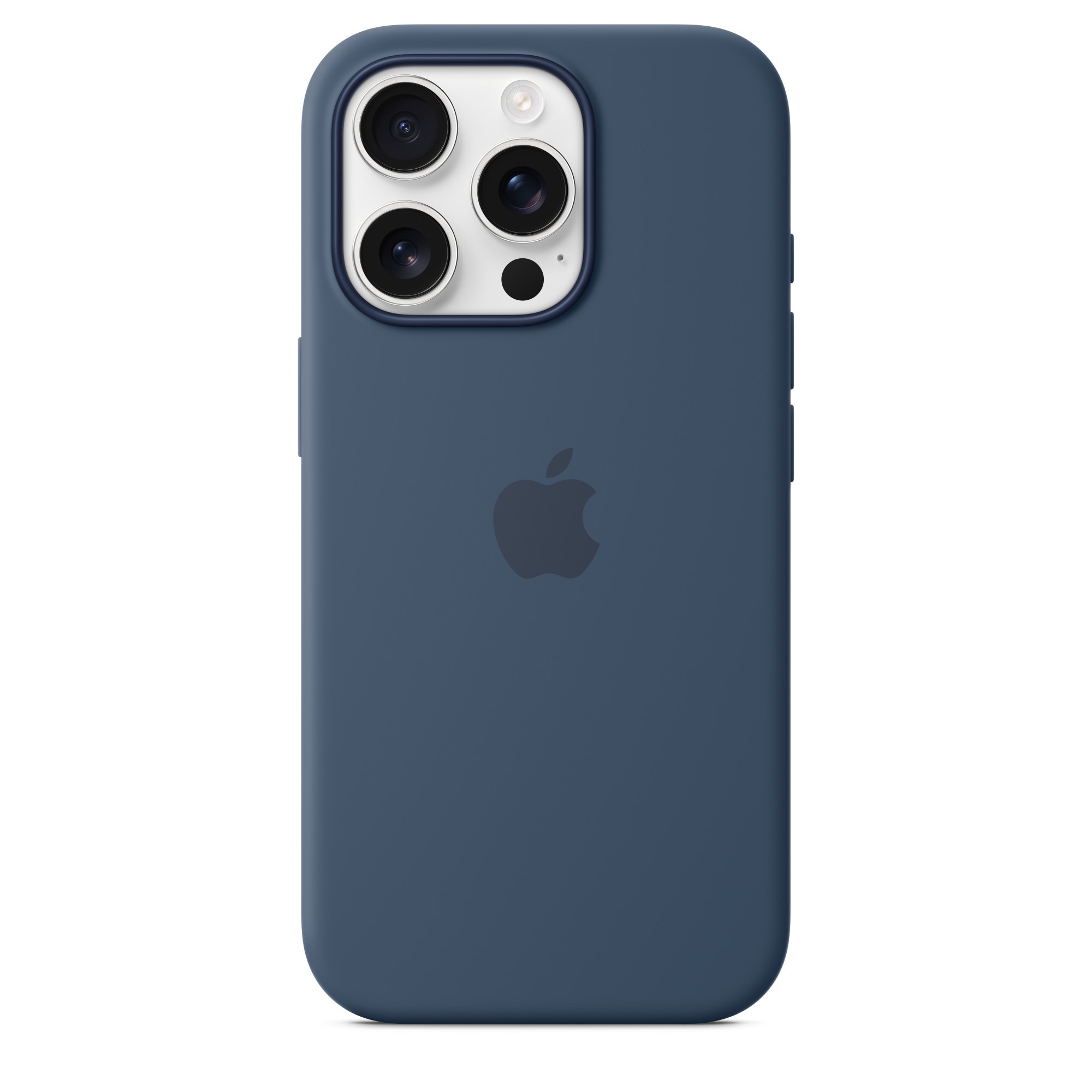 Husa de protectie Apple Silicone Case with MagSafe pentru iPhone 16 Pro - Denim