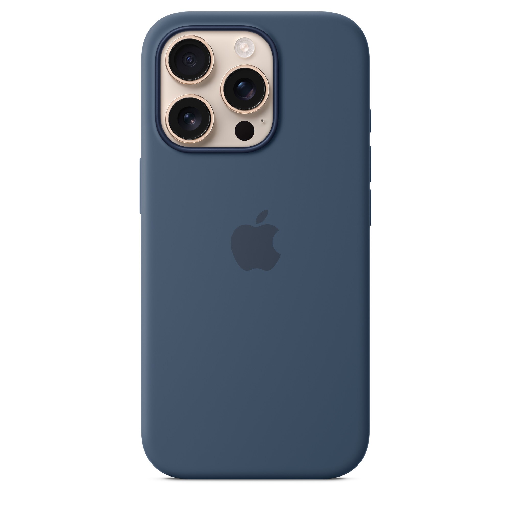 Husa de protectie Apple Silicone Case with MagSafe pentru iPhone 16 Pro - Denim