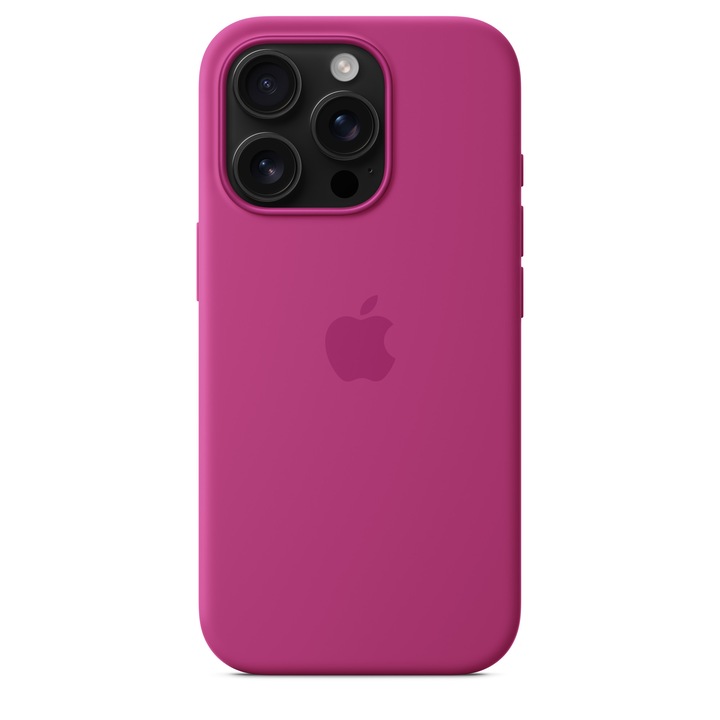 Предпазен калъф Apple Silicone Case with MagSafe за iPhone 16 Pro, Fuchsia