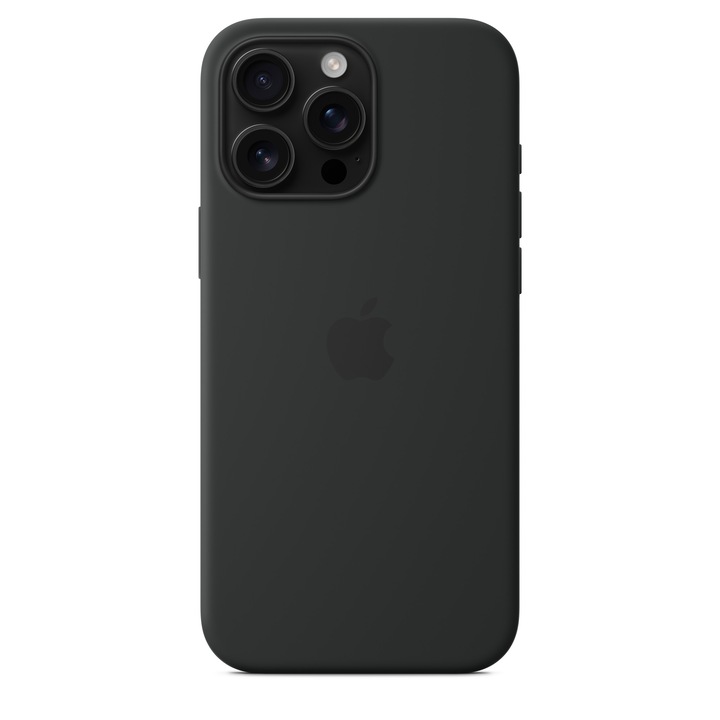Предпазен калъф Apple Silicone Case with MagSafe за iPhone 16 Pro Max, Black