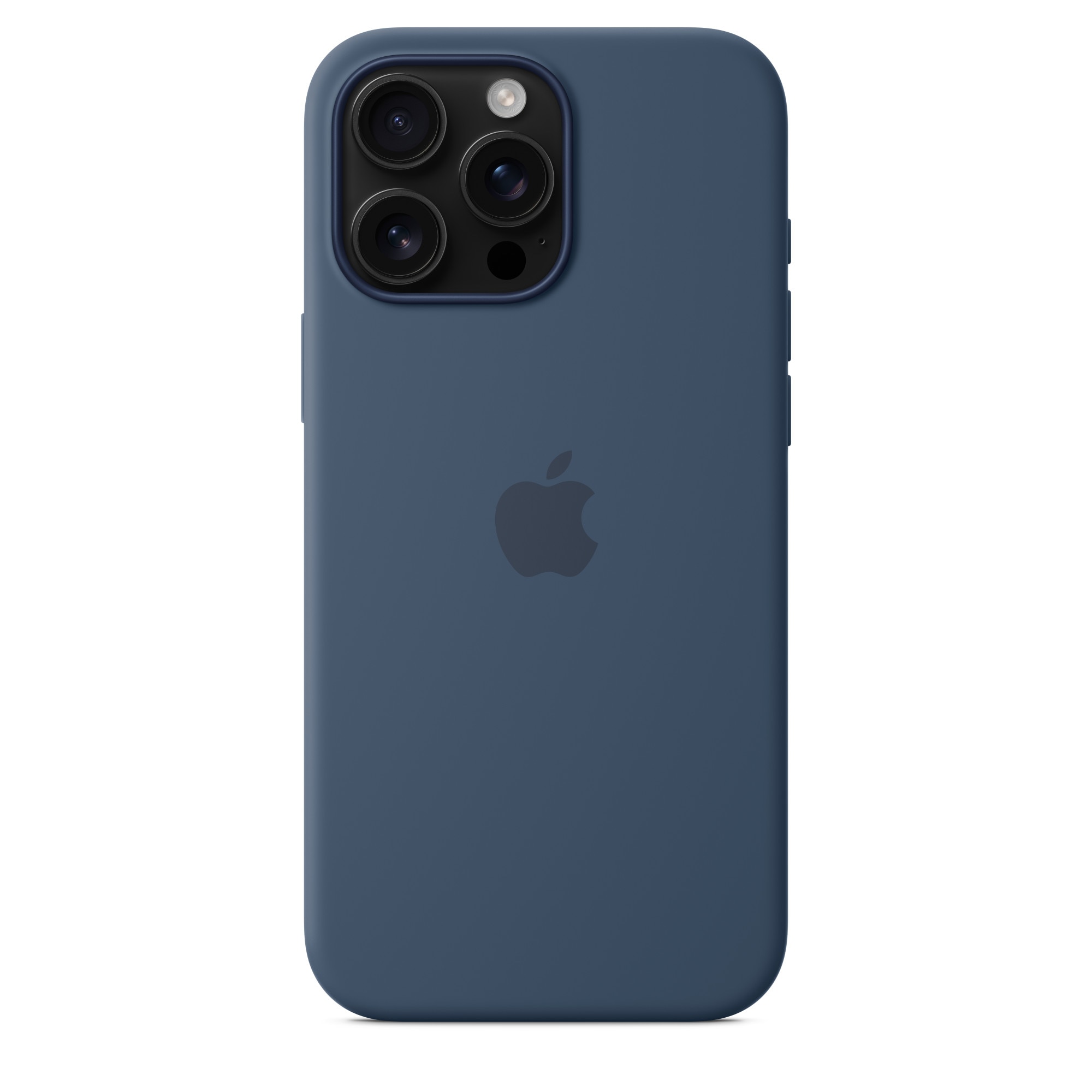 Husa de protectie Apple Silicone Case with MagSafe pentru iPhone 16 Pro Max - Denim